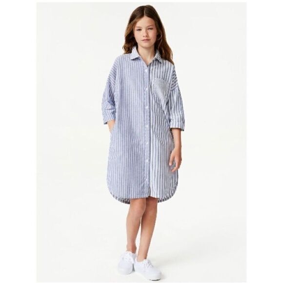 Girls Jumpsuit Oversized Shirt/Dress Overalls & Pants 3-Piece Bundle Size XS - Picture 12 of 14